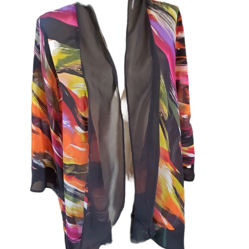 Travel Elements Sheer Open Jacket - image 1